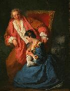 SUBLEYRAS, Pierre La Courtisane amoureuse. D'aprs un conte de Jean de la Fontaine USA oil painting artist
